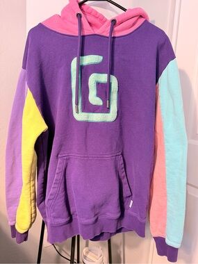 Karl Jacobs Enchantment Discontinued Hoodie Colorblock Multicolor Unisex Large